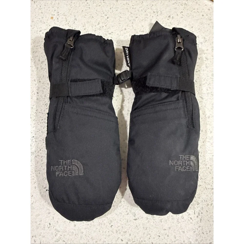 The North Face DryVent Mittens Gloves Toddler Kids 5T Black Excellent